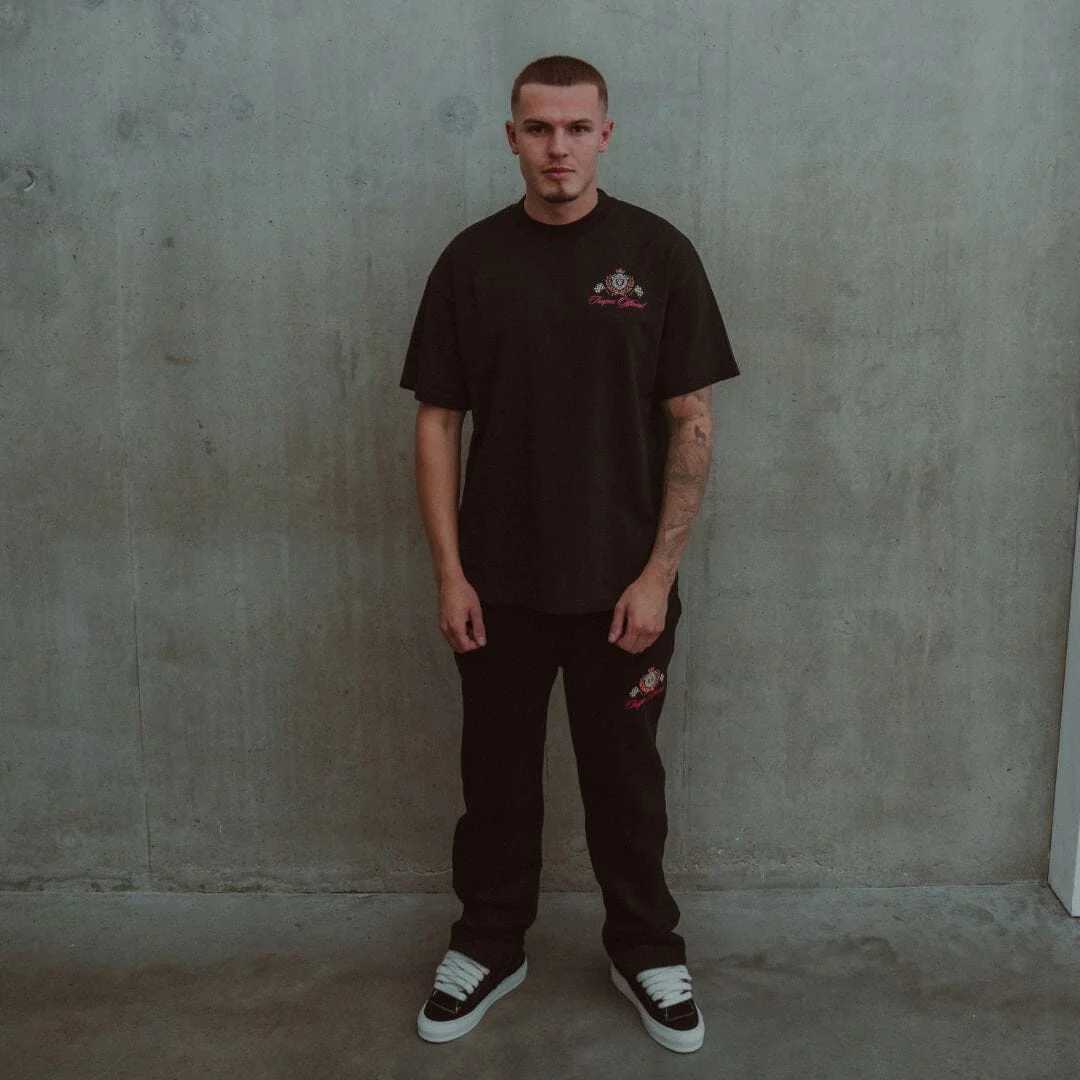 Crest Tee - Black - Image 4