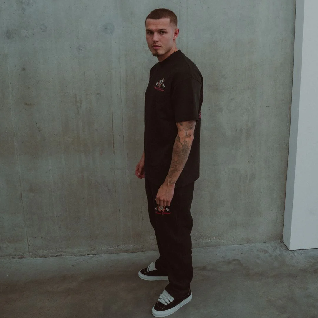 Crest Tee - Black - Image 5