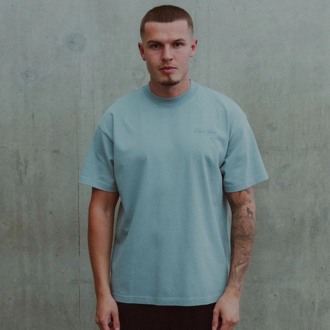 Cursive Tee - Lead - Image 3