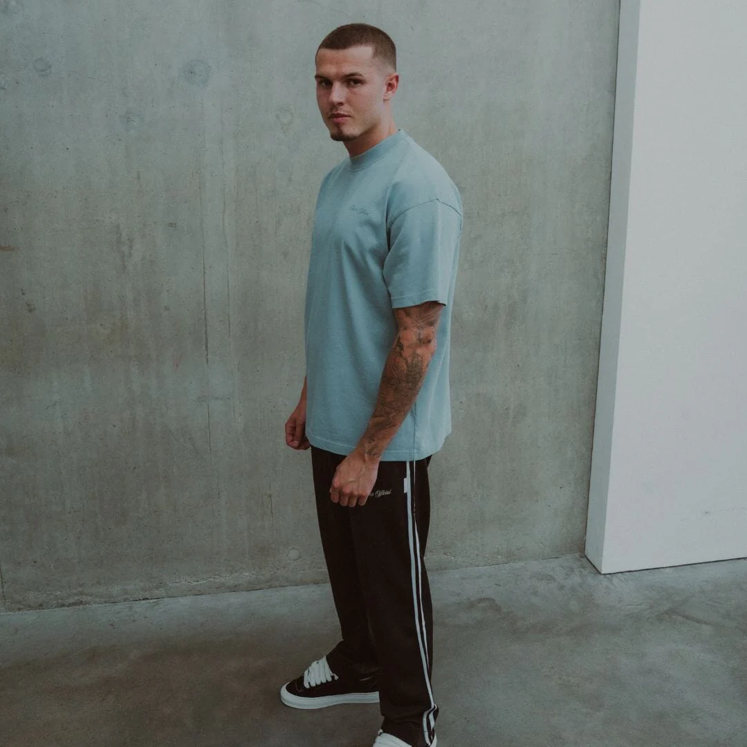 Cursive Tee - Lead - Image 5