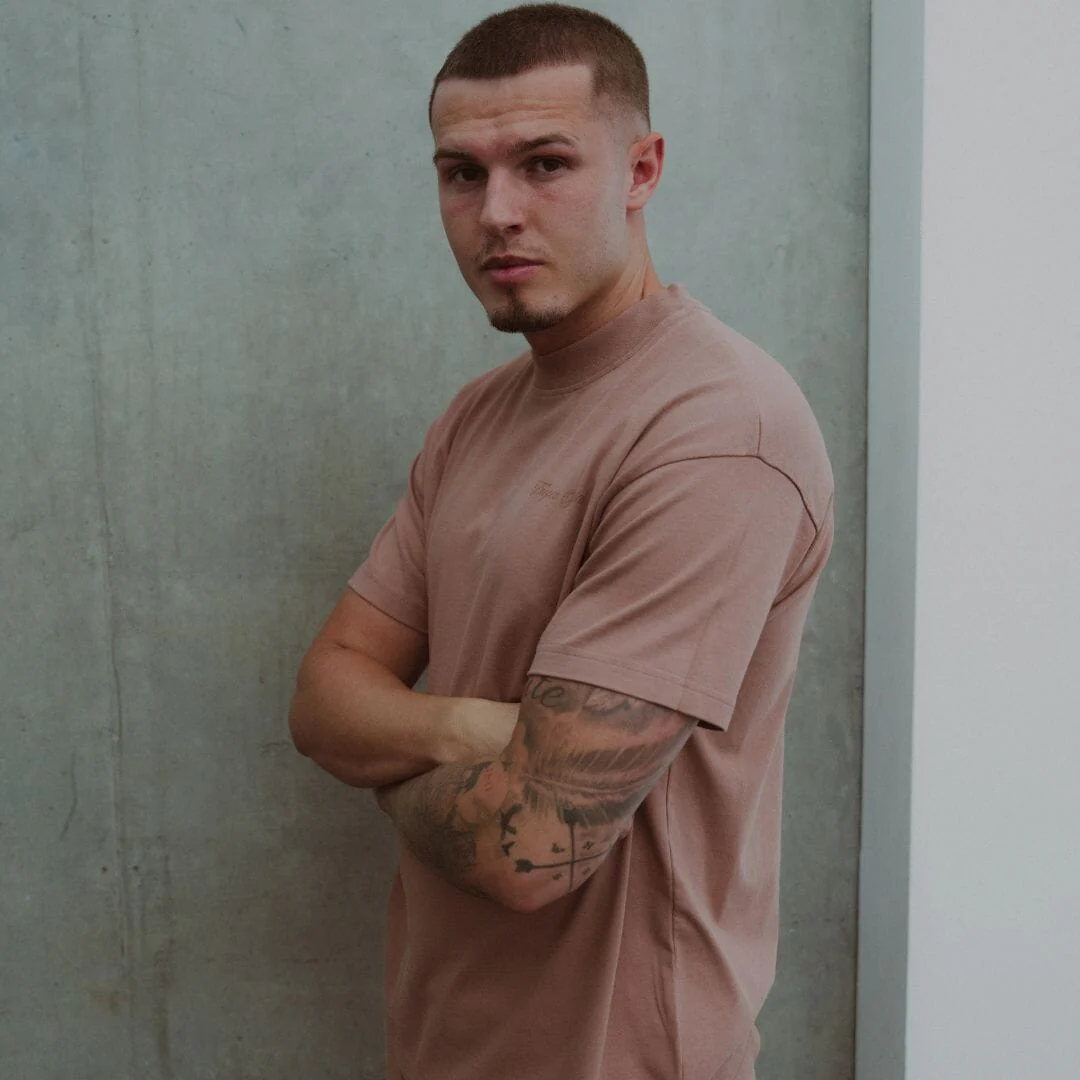 Cursive Tee - Maple - Image 4