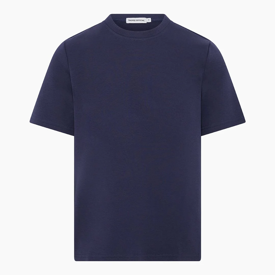Interlock Tee - Navy - Image 3