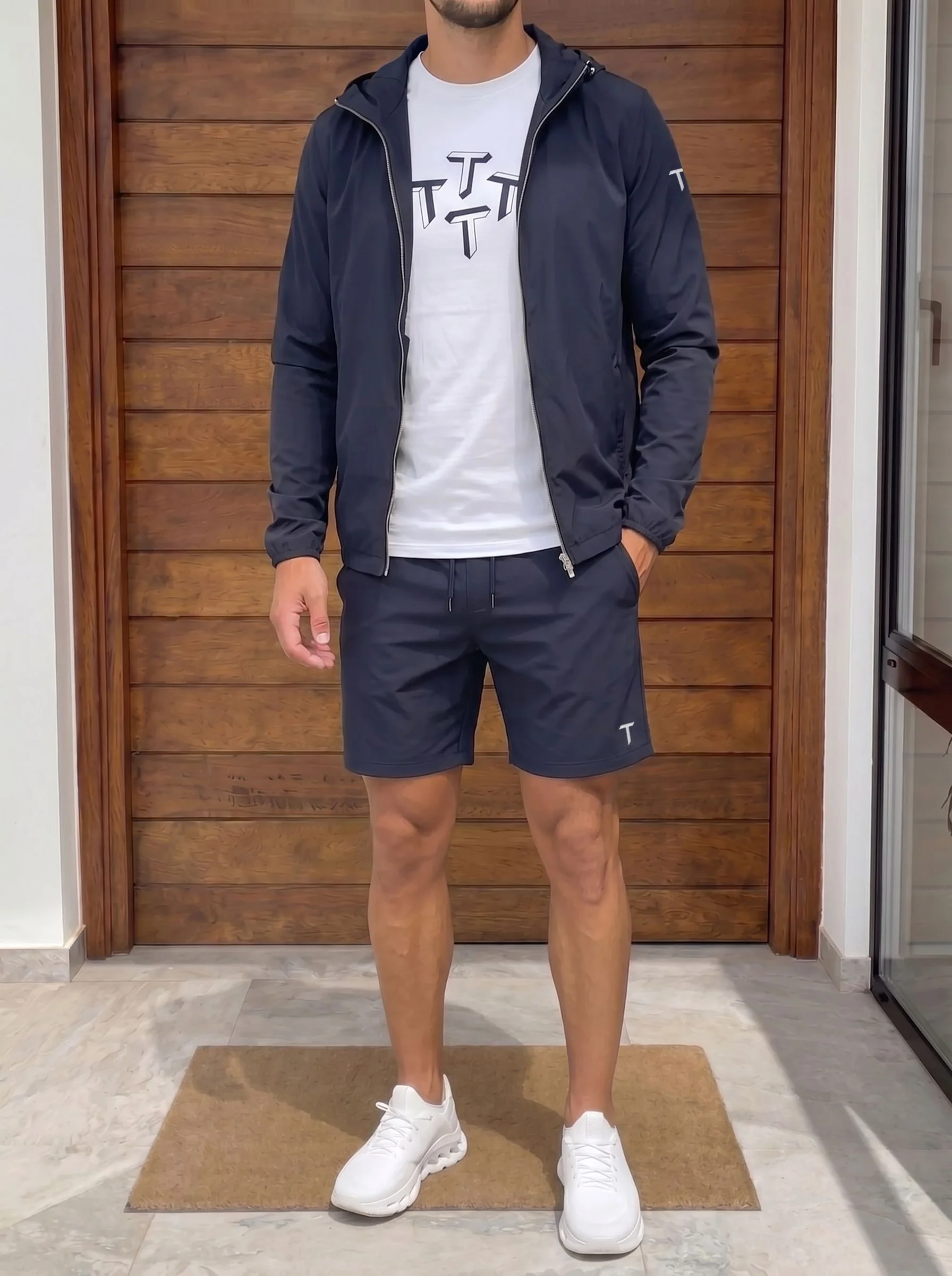 Quattro Tee - Navy