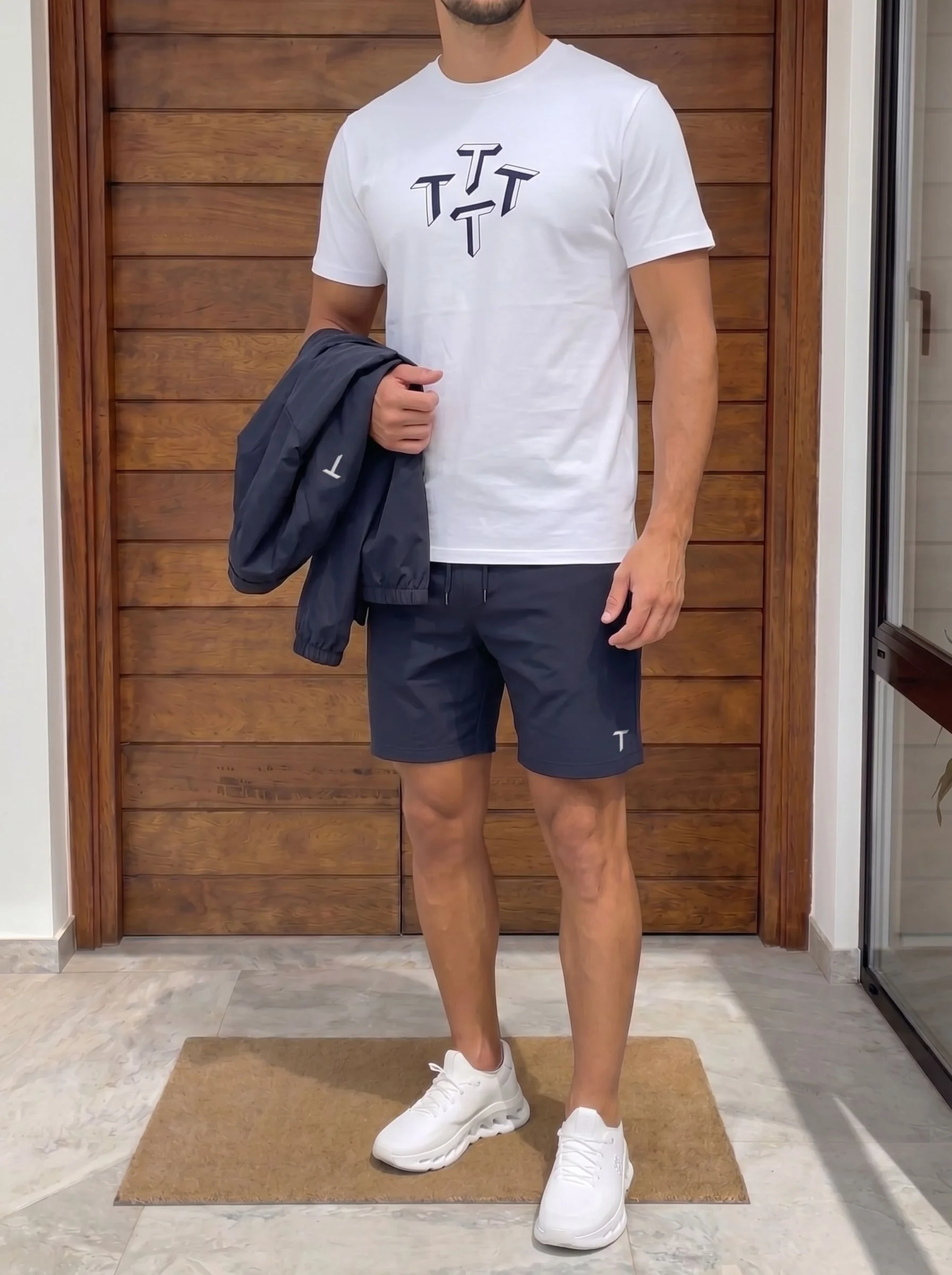 Quattro Tee - Navy - Image 4