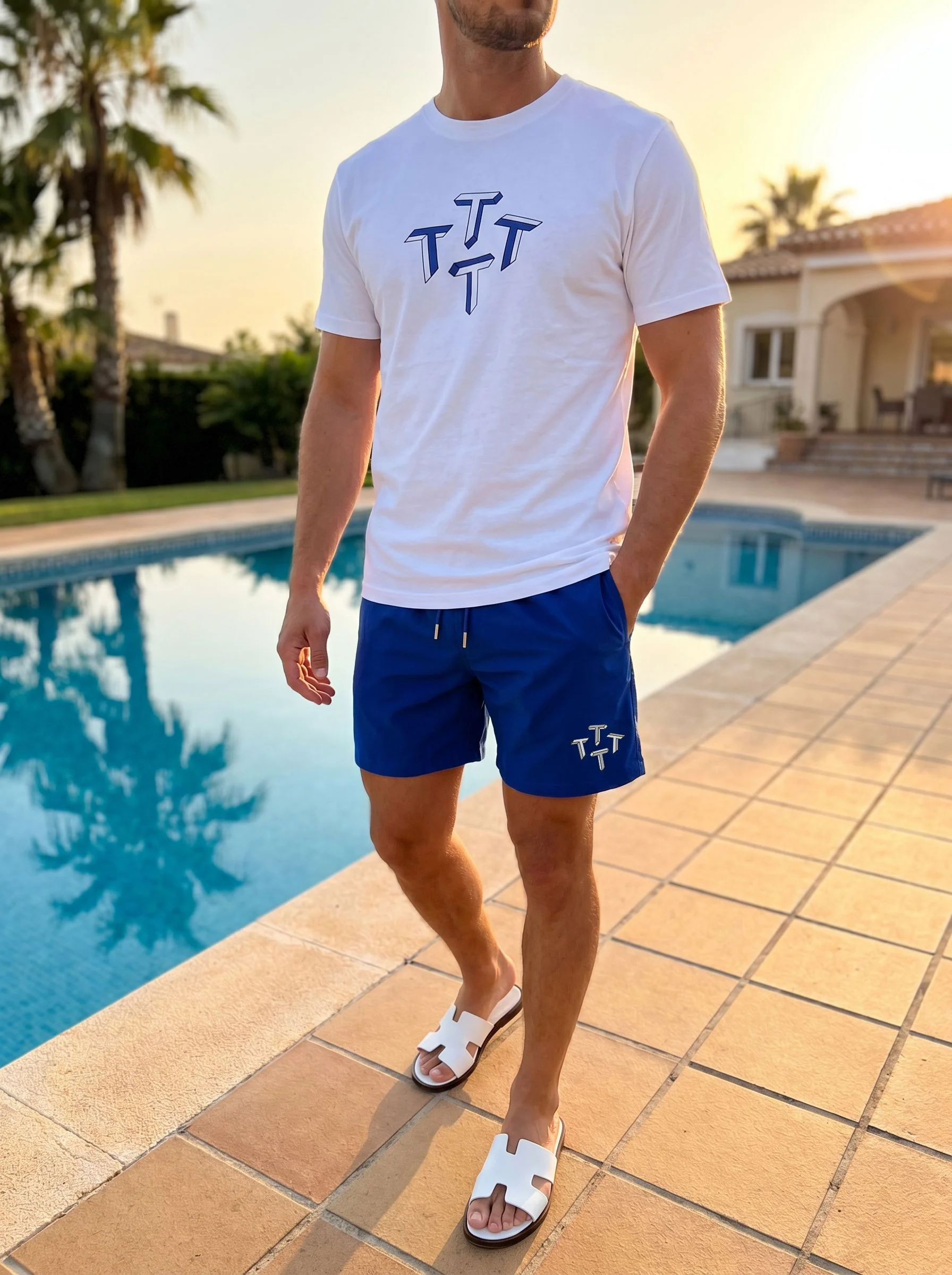 Quattro Tee - Royal Blue - Image 3