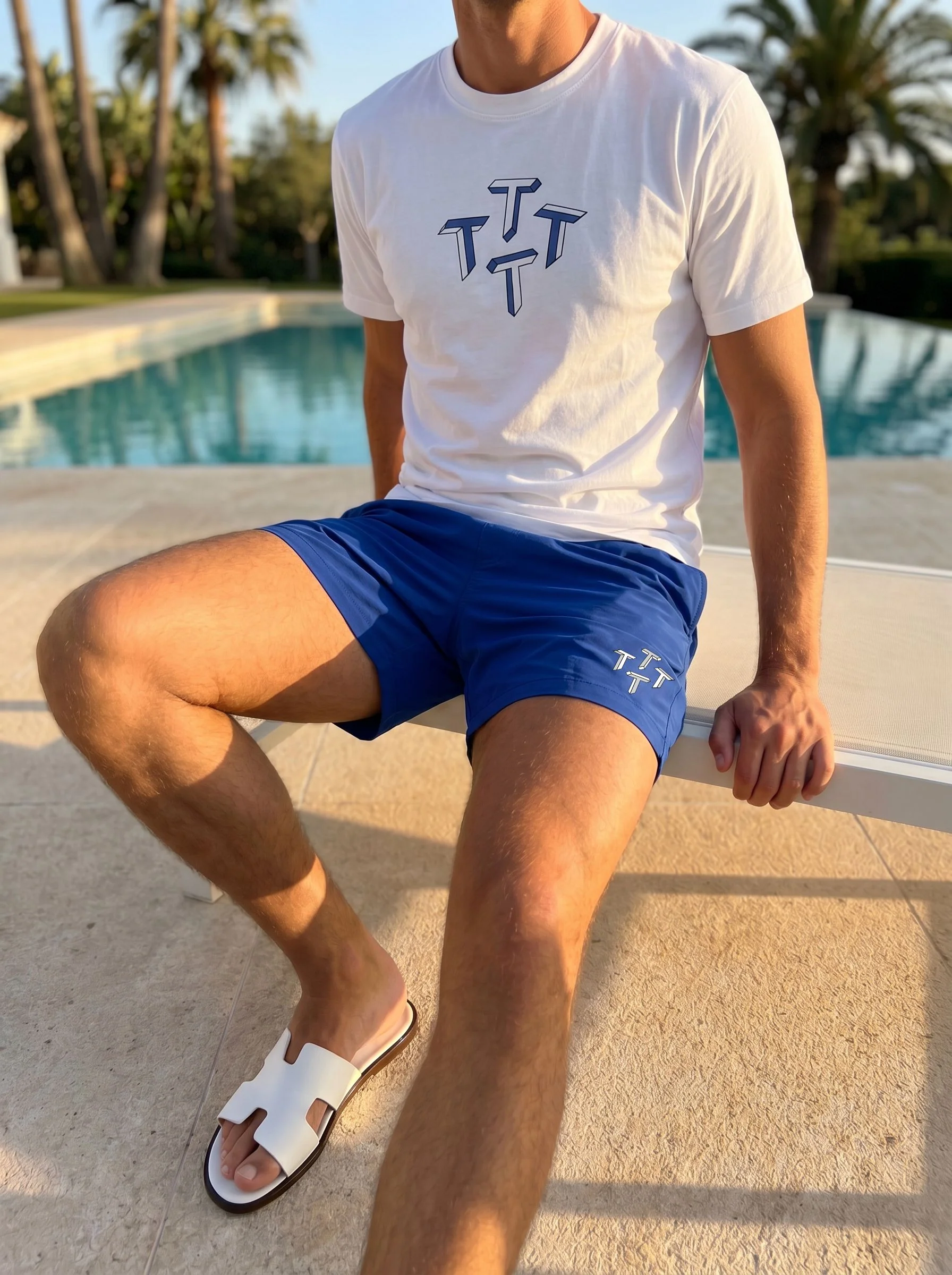 Quattro Tee - Royal Blue - Image 4