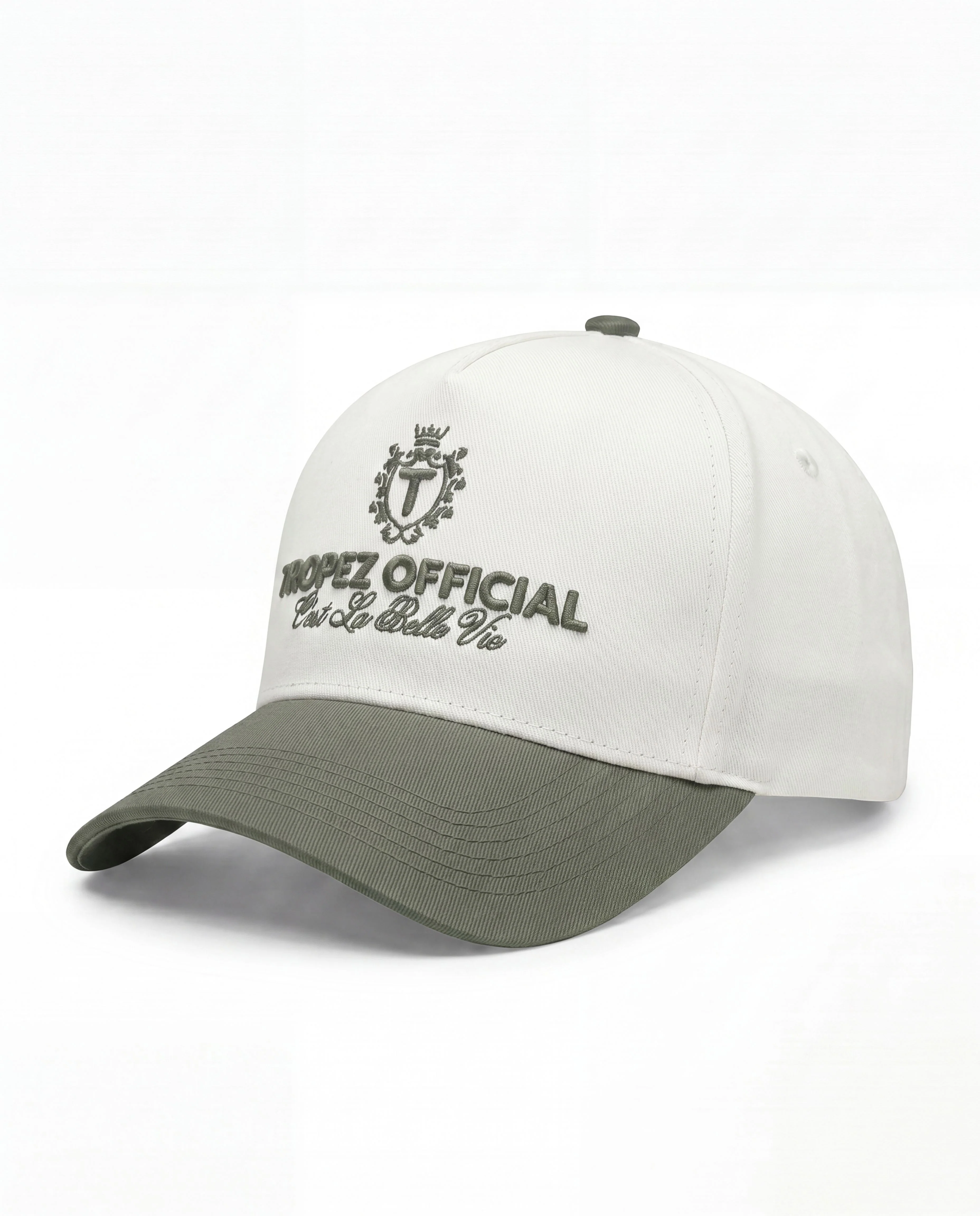 Shield Trucker - Olive/White