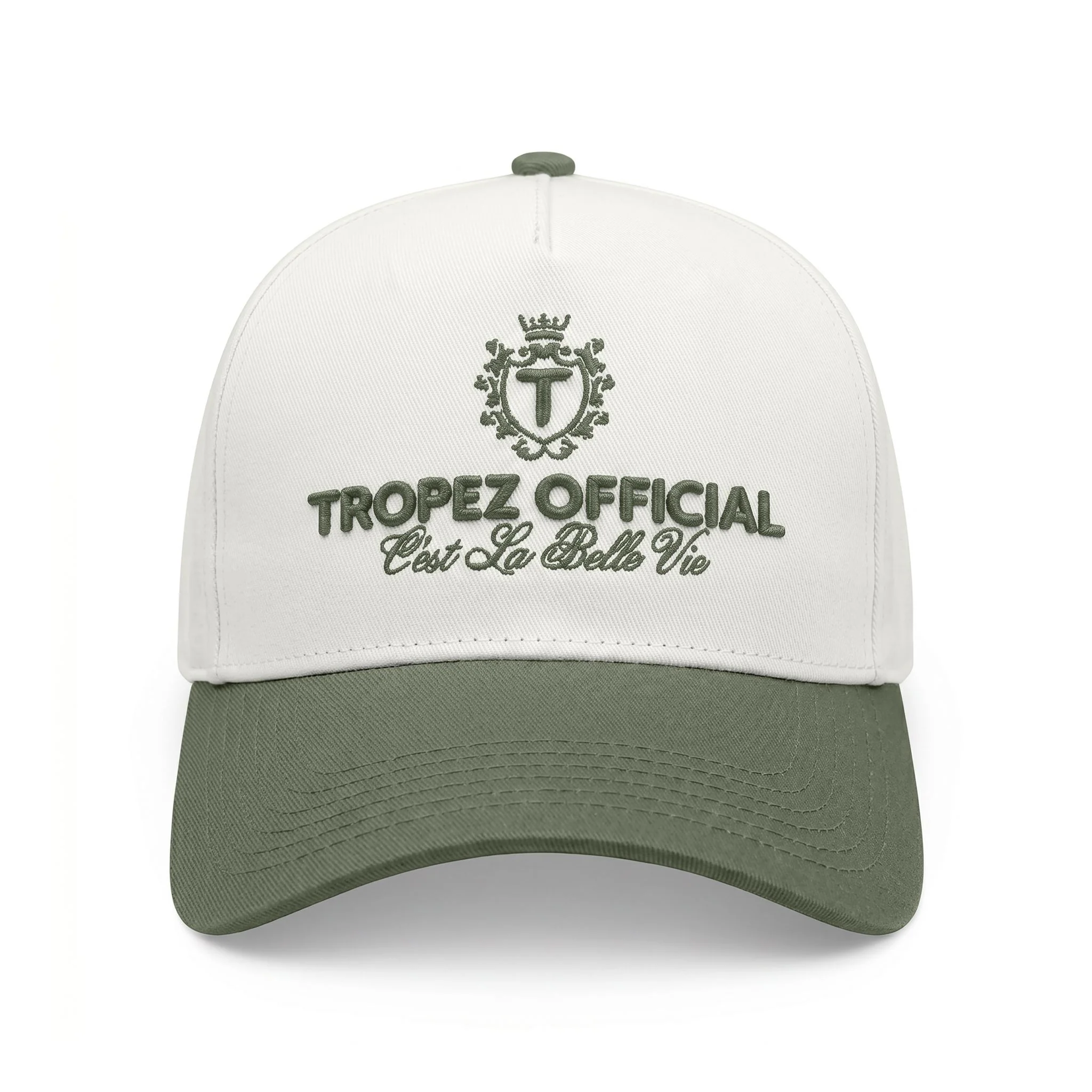 Shield Trucker - Olive/White - Image 2