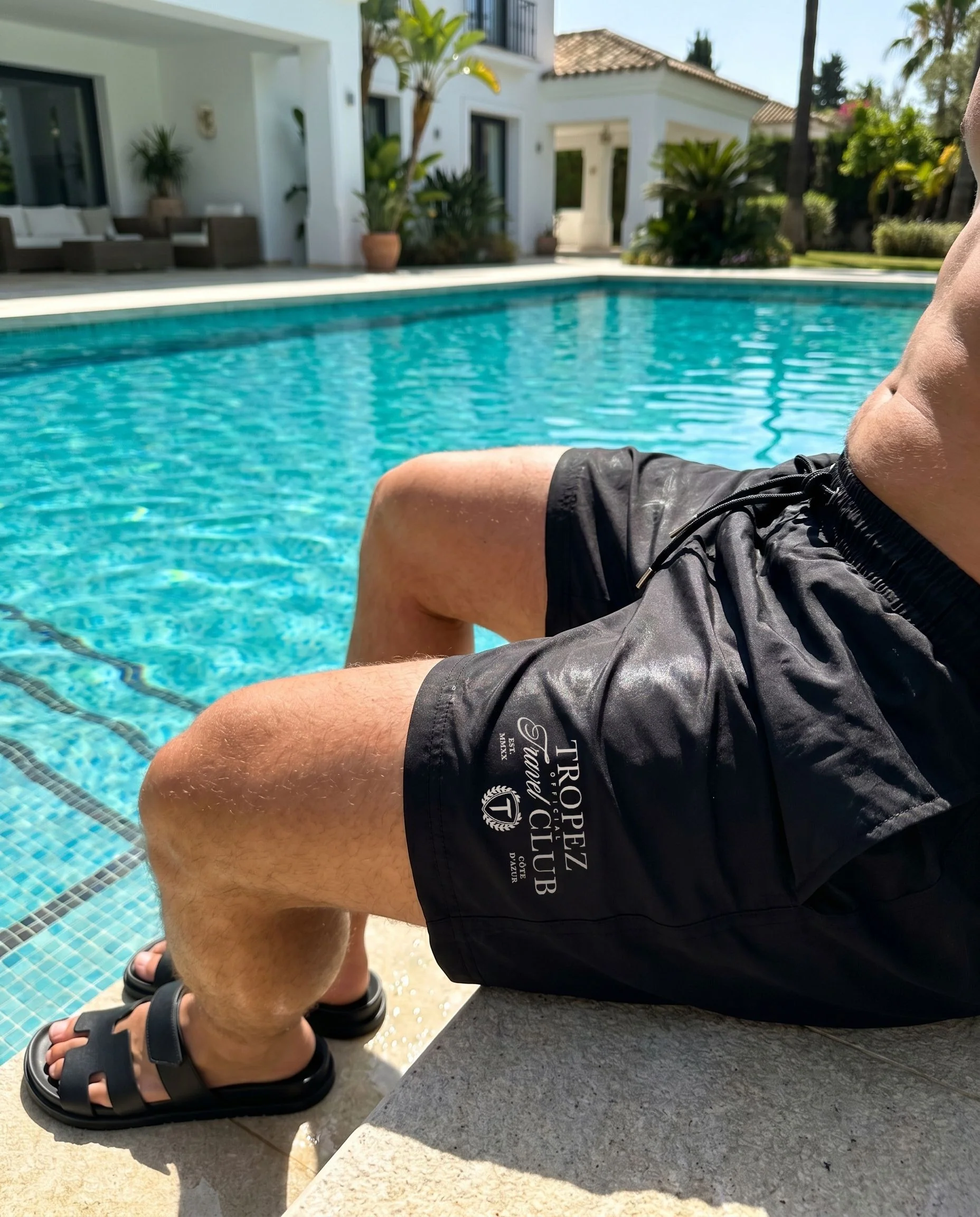 Travel Club Swim Shorts - Black - Image 2
