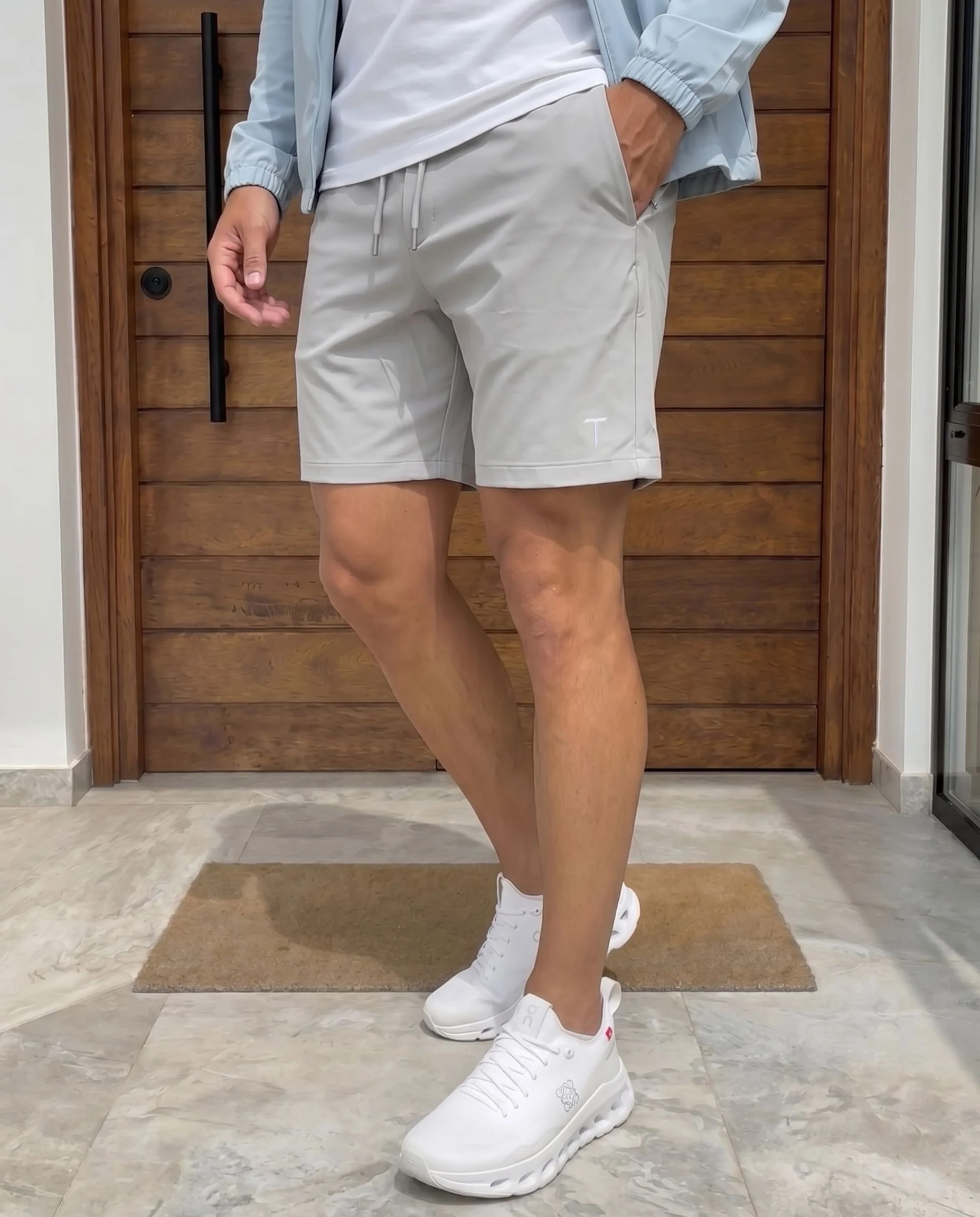 Utility Shorts - Silver