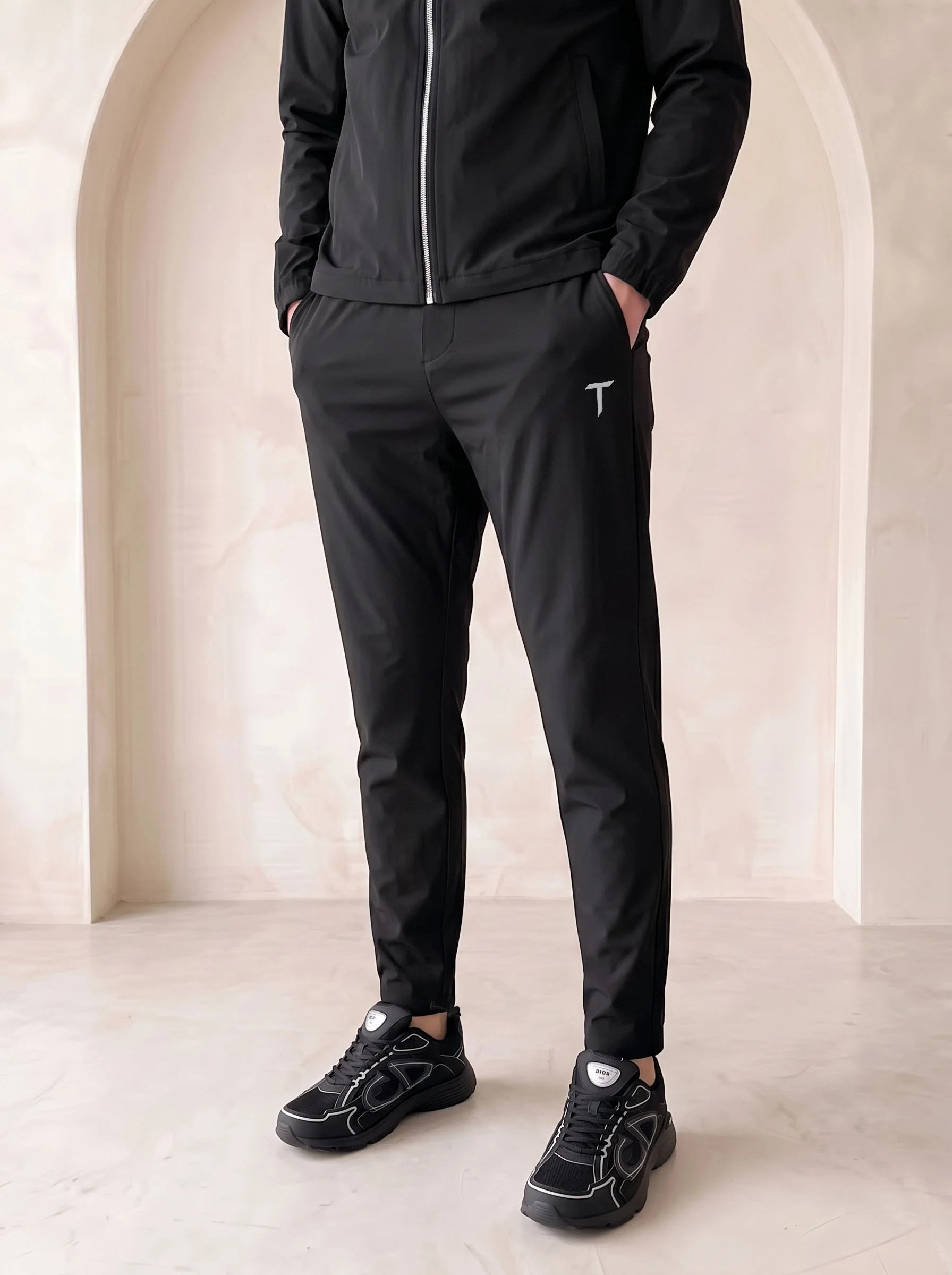 Utility Trousers - Black - Image 2