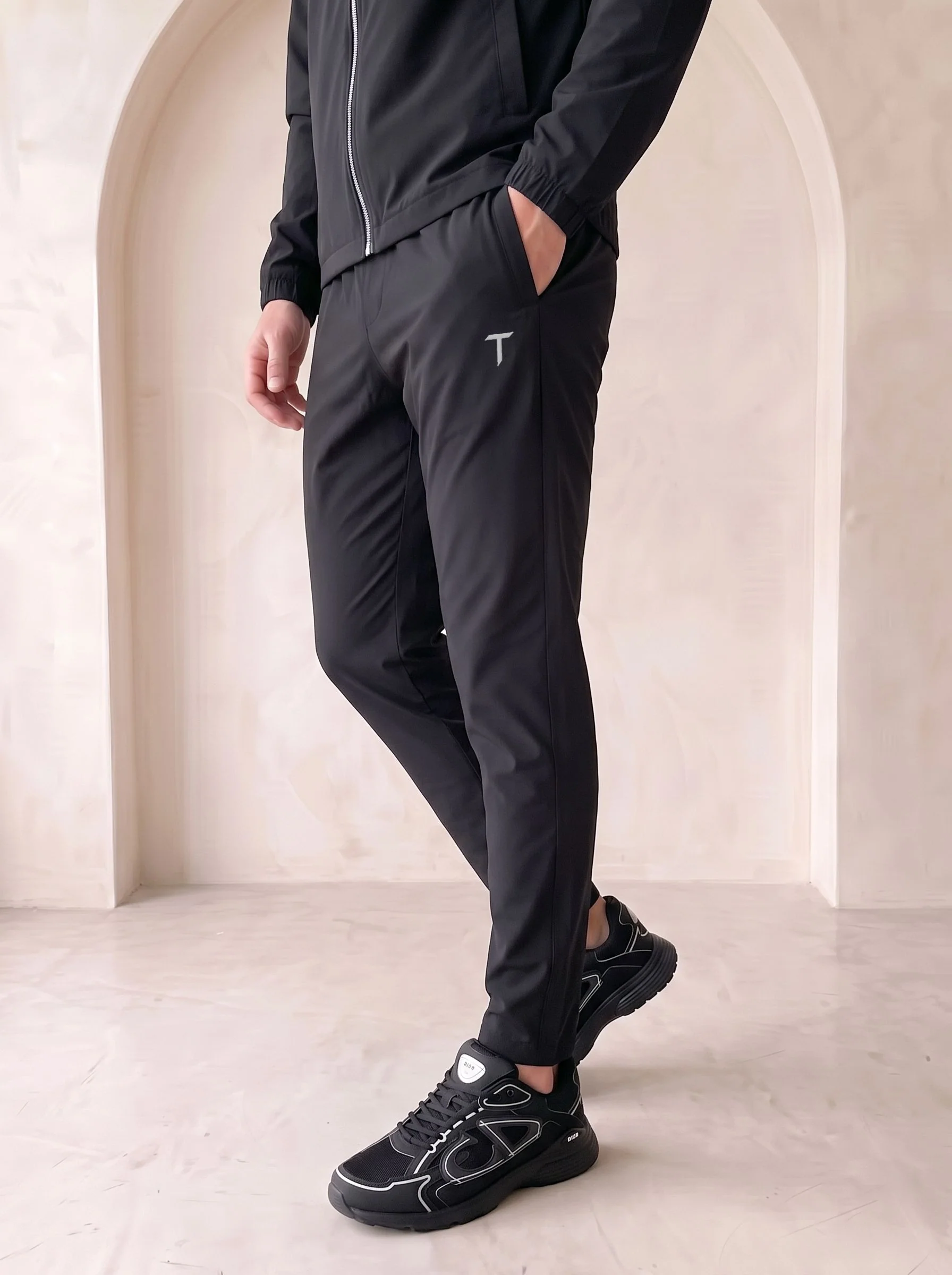 Utility Trousers - Black - Image 3