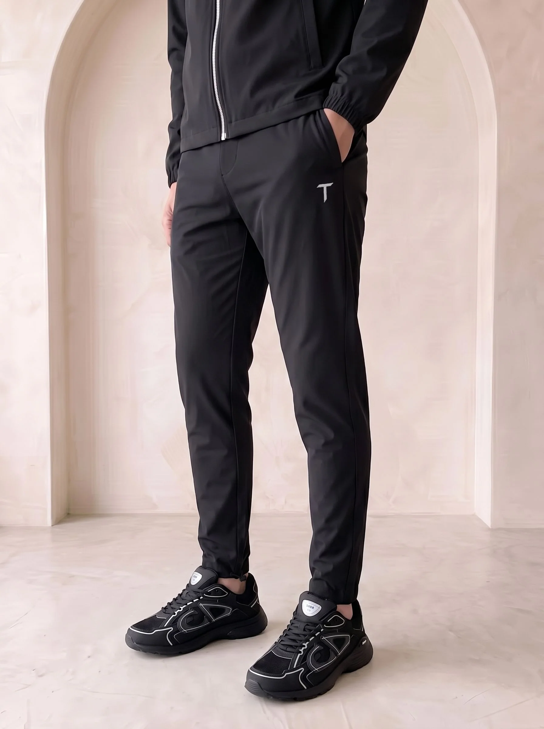 Utility Trousers - Black - Image 4