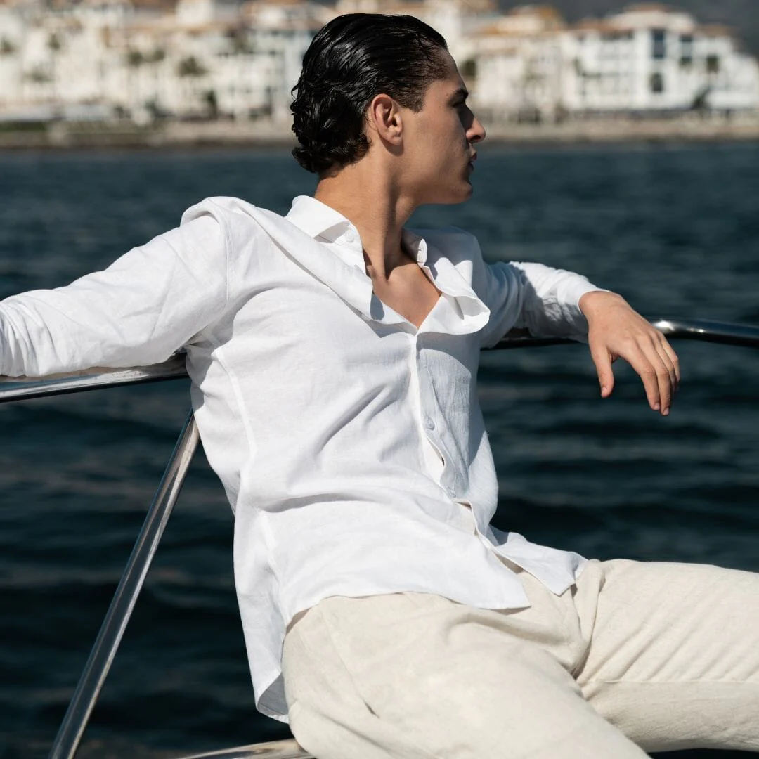 White Linen Shirt - Image 3