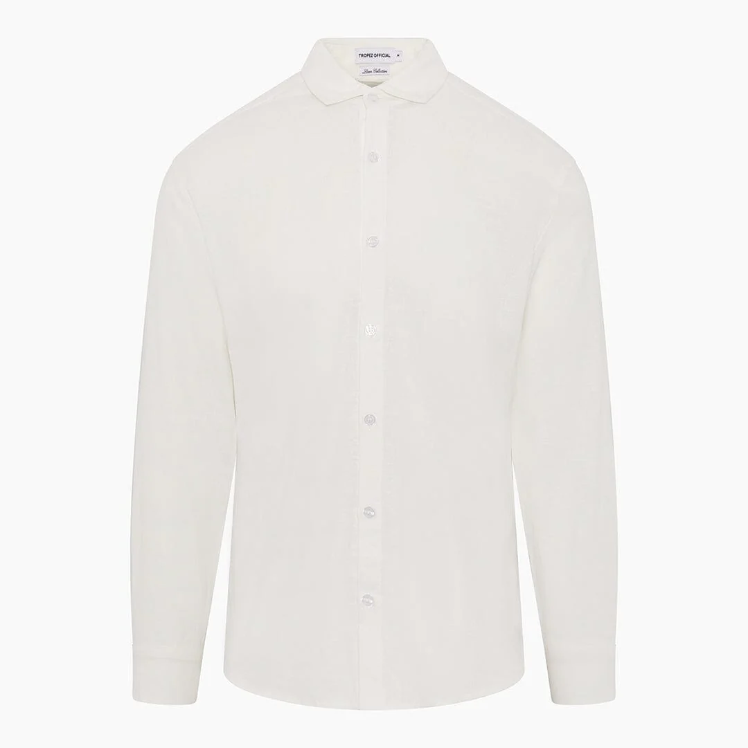 White Linen Shirt - Image 5